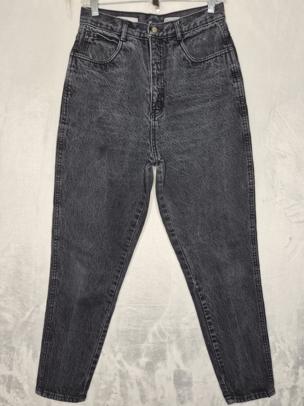 Vintage RIO Stephen Mardon High Waisted Mom Jeans Black Tapered Size Large